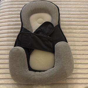 Infant Support Pillow in Gray and Black